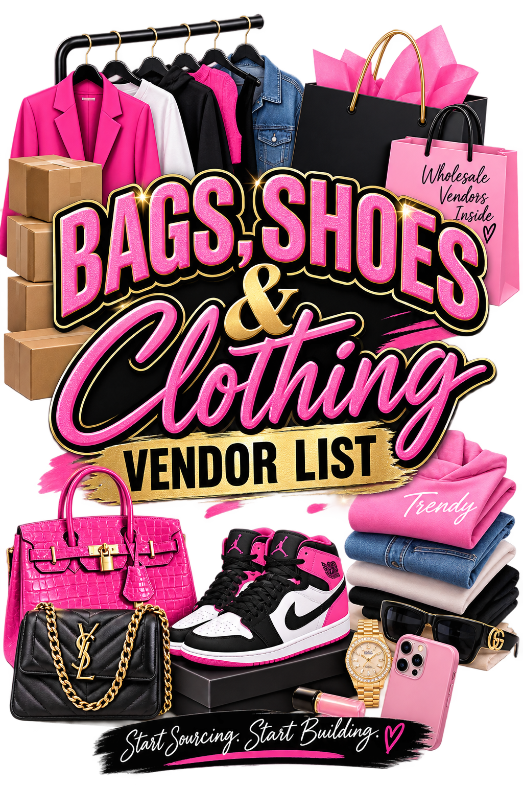 Bags Shoes Clothing Vendor List