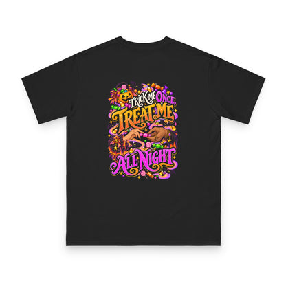 Halloween Couples Illustration T-Shirt | Trick or Treat, Spooky Candy