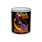 Witch please I'm napping Mug | Accent rim & handle, Halloween design
