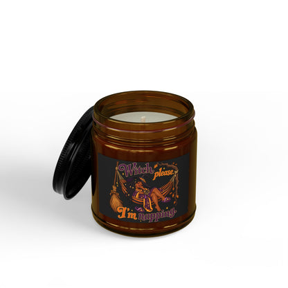 Witch Please I’m Napping Candle | Soy Candle with Black Lid