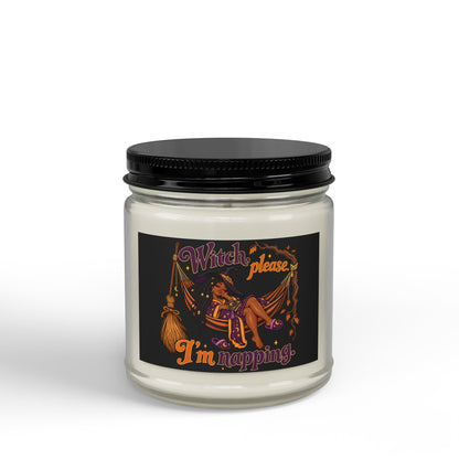 Witch Please I’m Napping Candle | Soy Candle with Black Lid