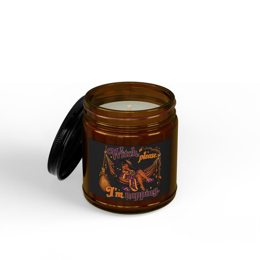 Witch Please I’m Napping Candle | Soy Candle with Black Lid